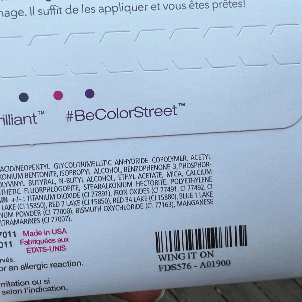Wing it On Color Street - Picture 2 of 3
